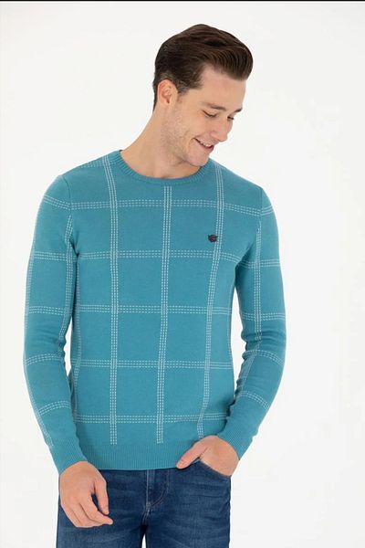 U.S. Polo Assn. Men's Petrol Sweater G081GL0TK.000.1678161.VR102