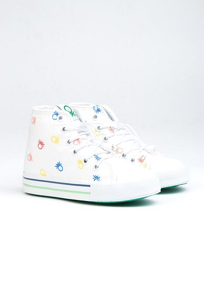 Benetton ® |   BN-30664 - 3394 Alb - Pantofi sport pentru copii