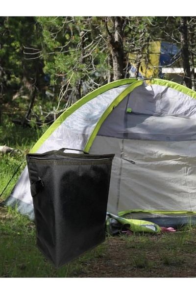 HeiN Black Camping Picnic Bag Cold Hot Insulated Thermos Bag
