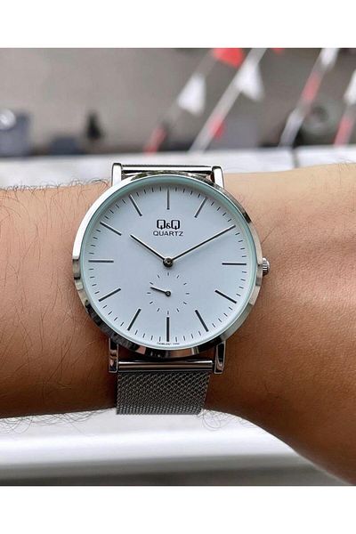 Q&Q Men's Wicker Cord Wristwatch