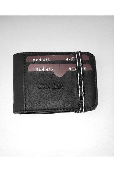 firdevsi hobi nubuck Horizontal Elastic Cased Card Holder Wallet