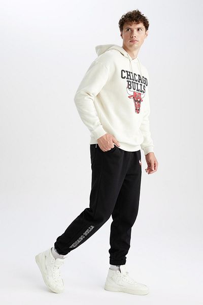 DeFacto Nba Chicago Bulls Oversize Jogger Sweatpants - U9879Az23Au