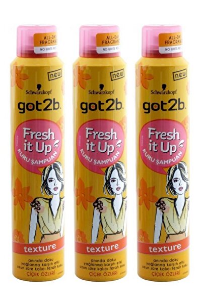 Got2B Fresh It Up Texture Kuru Şampuan 200 Ml X 3 Adet