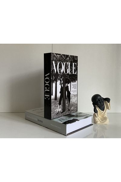 NARİBA Vogue & Monochrome 2-Piece Decorative Book Box Set