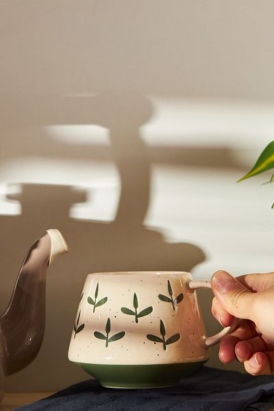 Emsan Ethnic Grass Mug 480 ml Green