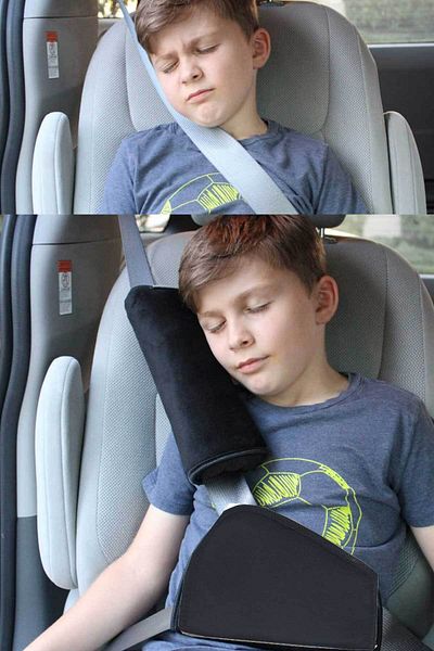 RevuBaby Children's Car Seat Belt and Pillow Set - Reducing and Narrowing 2-piece