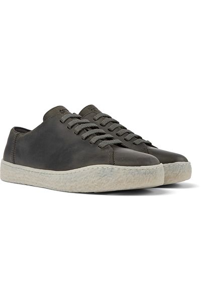 CAMPER Men's Peu Terreno Dark Gray Leather Sneakers