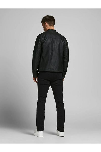 Jack & Jones JJEWARNER JACKET NOOS FAUX LEATHER JACKET COAT 82461-24
