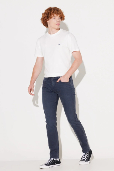 Lee Slim Fit Normal Bel Antrasit Erkek Esnek Kot Pantolon L719121003