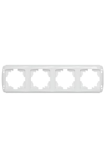 VİKO Viko Carmen Plus White Quad Frame