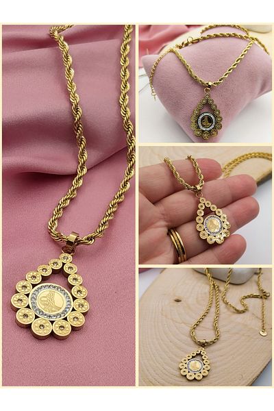 zeynep Z&D Accessory New Season Steel Tarnish Resistant 60 Cm Burguzincir Chain Chain Necklace