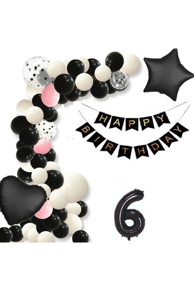 DÜVENCİ TİCARET SET BALON CONCEPT ALB NEGRU