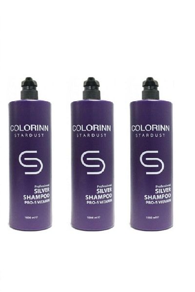 Colorinn Stardust Silver Purple Shampoo 3 X 1000 ml 7777777176626