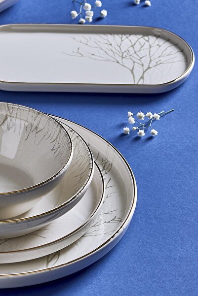 Neva N3194 Çınar Naturel 27 Prç Yemek Takımı