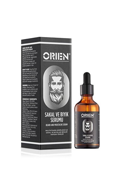 Orien Erkekler Için Sakal Ve Bıyık Bakım Sağlayan Serumu 50ml…Bakım_