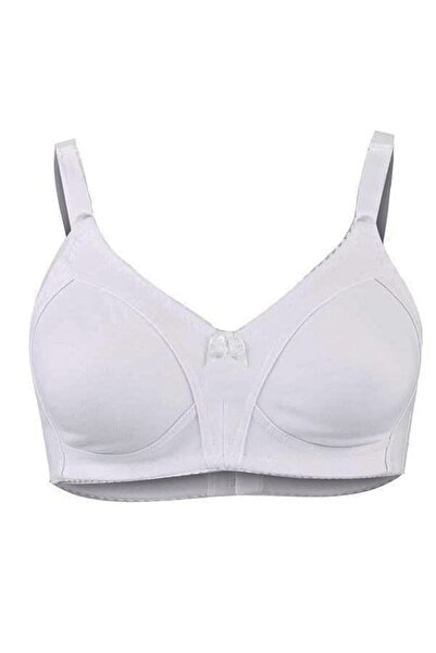 jilly jo Γυναικείο λευκό χτενισμένο βαμβακερό σουτιέν 351