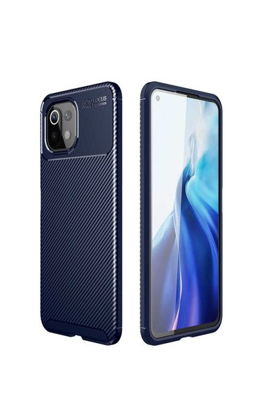 GRABONO حافظة هاتف Xiaomi Mi 11 Lite من ألياف الكربون ذات مظهر رفيع للغاية من...