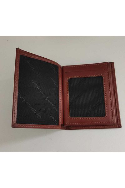 firdevsi hobi Real Leather Vertical Men's Wallet