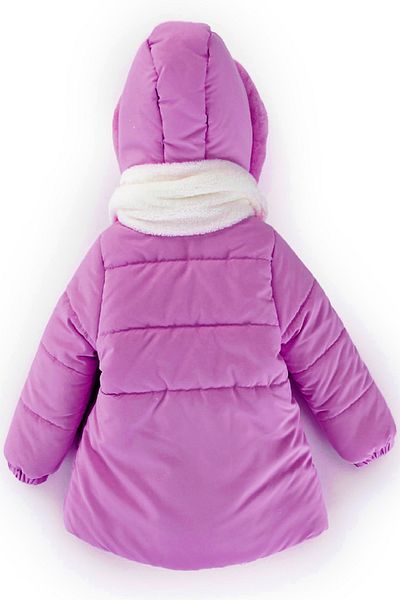 PODIUM GYM Special Series Soft Fabric Trendy Winter Coat with Fur Pockets and Gilded Hooded Scarves