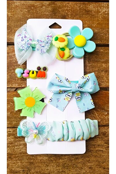 MONİCATİME طقم إبزيم للأطفال مكون من 8 قطع مع إطارات + مشبك