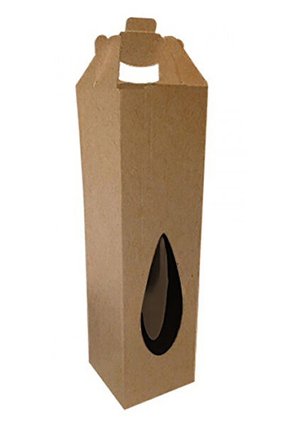 10 Pieces Kraft Bottle Shipping Box 10x10x35 cm
