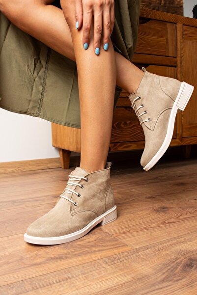 ZENNESHOES Clara Kadın Kısa Bağcıklı Bot