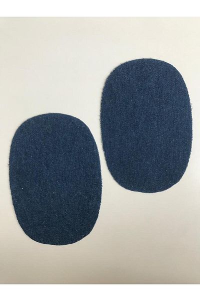Self Casa Blugi din denim care se lipesc cu călcat Albastru închis Cot Genunchi Patch Patch Iron On (10 X 15CM) (2 buc.)