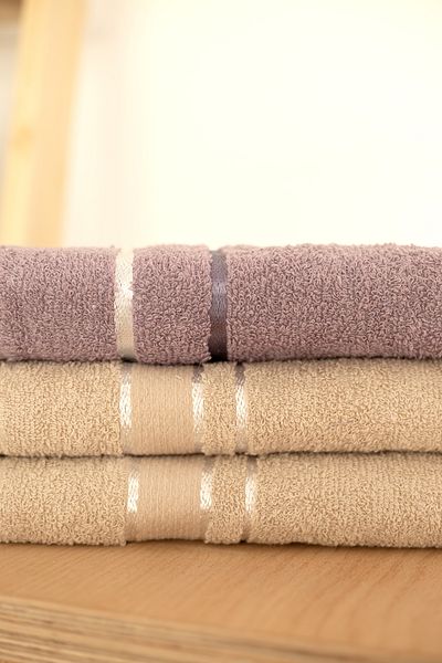 NUTEX طقم من 4 مناشف لليد والوجه مقاس 50 × 85 سم
