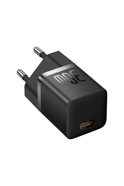 Baseus GaN5 Mini 30W Şarj Cihazı Siyah
