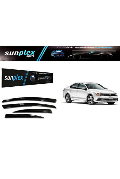 SUNPLEX Volkswagen Jetta 2012 Model Uyumlu Araca Özel Cam Rüzğarlığı Ön Arka ...