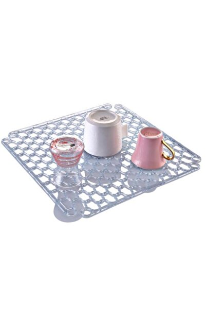 Flosoft Lavabo ve Buzluk Matı, Kaydırmaz Lavabo Kurutma Halısı 33x33 Cm