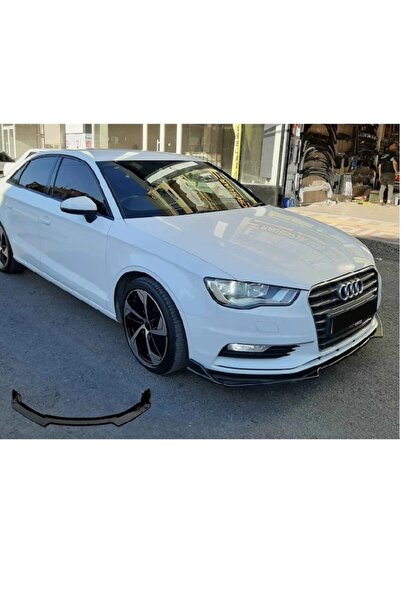 DKELEKTRONİK Audı A3 Ön Tampon Eki Body Kit Karlık Lip 4 Parça Siyah