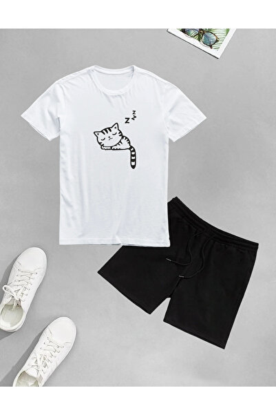 AY MONTANA AYMONTANA Set pantaloni scurți-tricouri unisex cu imprimeu pentru ...