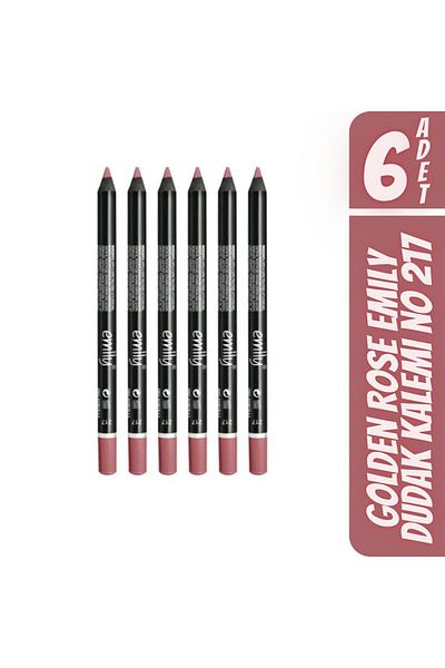 Golden Rose Emily Lip Liner No 217 X 6 Pieces