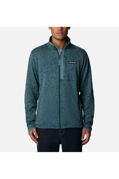 Columbia Sweater Weather™ Men's Full Zipper Fleece Top Green AO9710-414