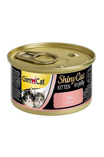 Gimcat جيم كات شايني كات - 70 جرام علبة للقطط مع الدجاج