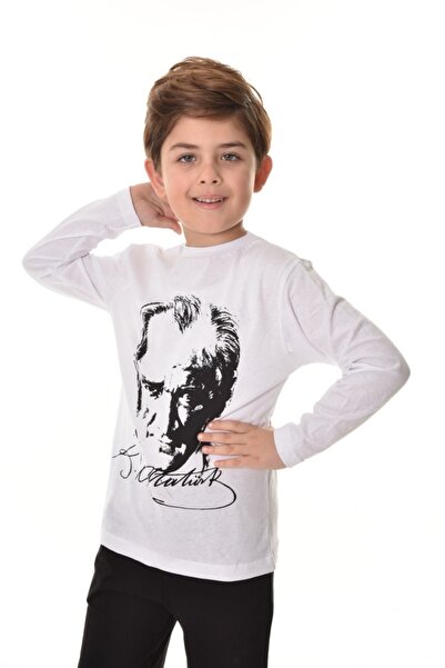 ÖFİ Kids ÖFİ للجنسين ATATURK مطبوعة بتمشيط بادي OFİ9900