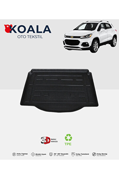 KoalaOtoTekstil Chevrolet T-Rax (2013-2019) 3d Bagaj Havuzu