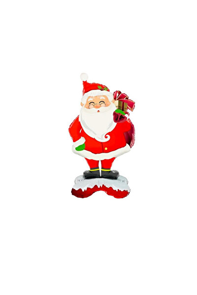 kidspartim بالون سانتا كلوز من الفويل مع حامل 120x68 سم