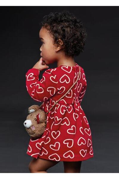 MAYORAL Baby Girl Red Dress Knitted