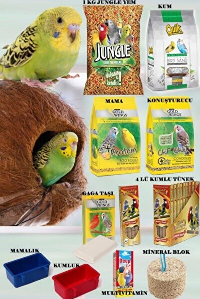 Enzoo Jungle Muhabbet Kuşu Yem Vitamin Seti