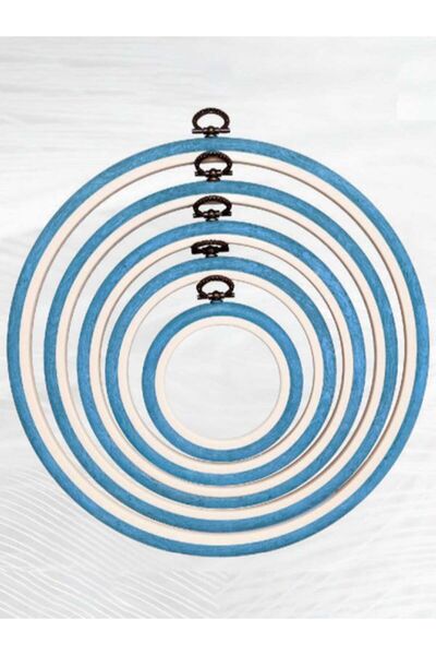 Nurge Blue Panel Pulley Round Set of 5 - TOTAL 5 PIECES