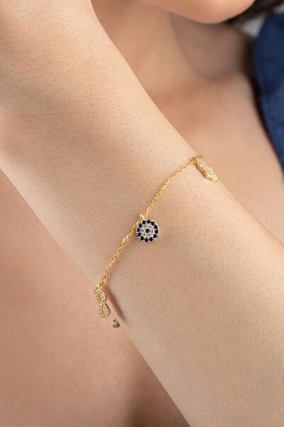 Silvano Jewelry 925 Ayar Gümüş Bereket Şans Bileklik