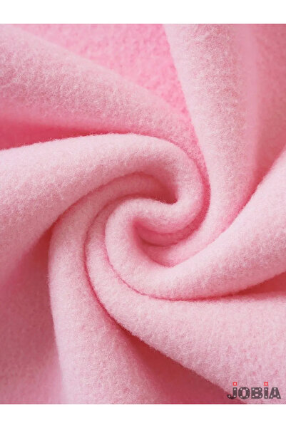 Jobia Outdoors Unisex 3 Thread Basic Hooded Power Puff Girls Blossam Printed Candy Pink Raised Fleece Sweatshirt