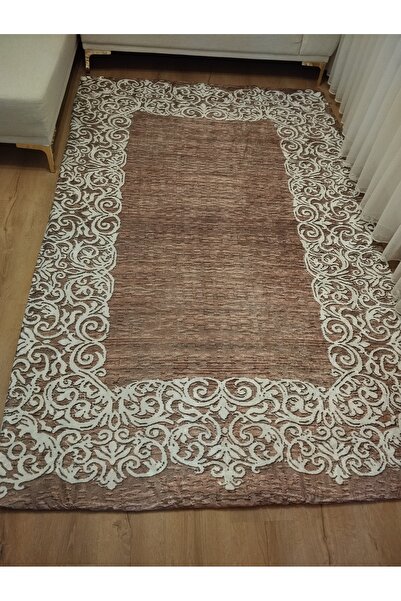 ESPİCAL HOME Elastic Carpet Cover Made of Soft Velvet Fabric