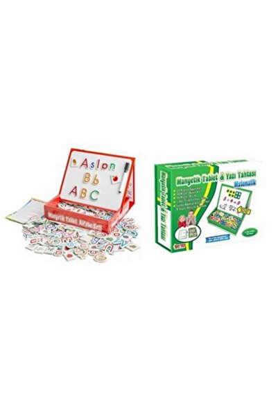 Diytoy Manyetik Tablet Alfabe Ve Manyetik Tablet Matematik Seti
