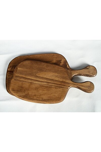 BELENDİ Ahşap Dekoratif 2li Kesme Tahtası Sunum Tahtası