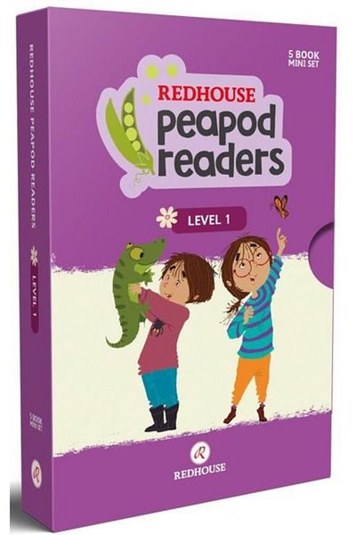 Redhouse Yayınları Redhouse Peapod Readers English Story Set 1 - Boxed, Pre A1 Starter Book