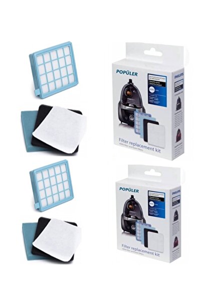 Popüler Philips FC 8633/01 Set de filtre Hepa original 2 CUTIE compatibile