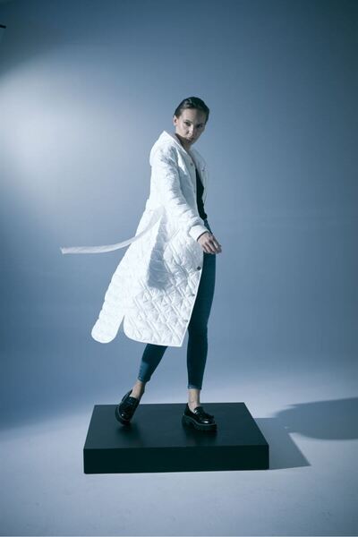 Naar Hooded Lacing Detailed Ecru Women's Cap23271807